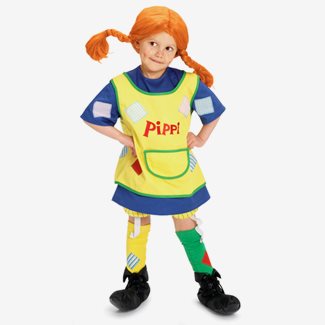 Kläder Pippi Långstrump 98-104 cl, ca 3 år
