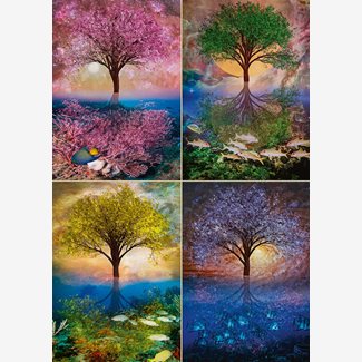 1000 bitar - Magical tree at the lake
