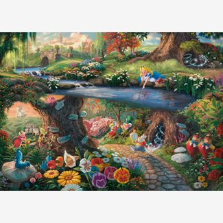 1000 bitar - Thomas Kinkade, Alice in wonderland