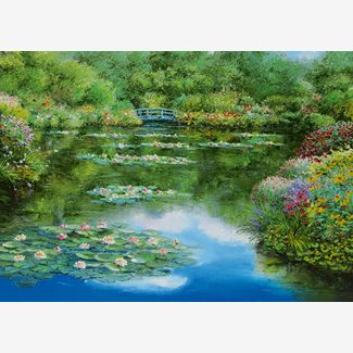 1000 bitar - Sam Park, Water lily pond