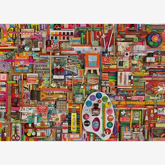 1000 bitar - Shelley Davies, Vintage artists materials