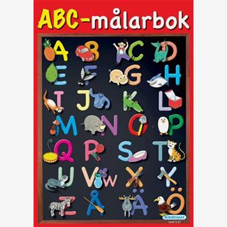 Målarbok, ABC