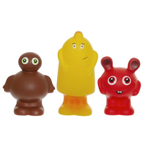 Babblarna- Stora plastfigurer, B-Mix, 3 ol.
