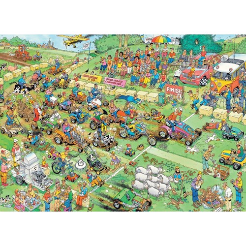 1000 bitar - Lawn mower race