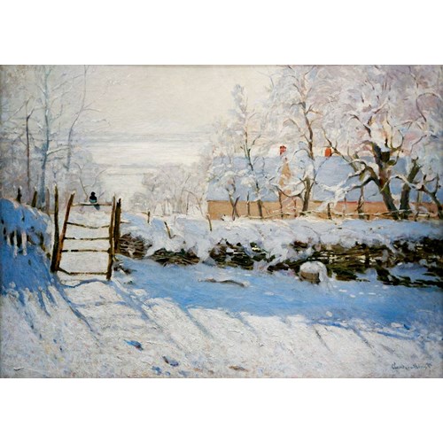1000 bitar - Claude Monet, The Magpie