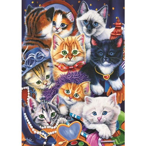 1000 bitar - Jenny Newland, Kittens In Closet