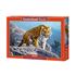 500 bitar - Tiger on the rocks