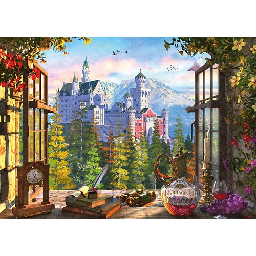 1000 bitar - View of the fairytale castle