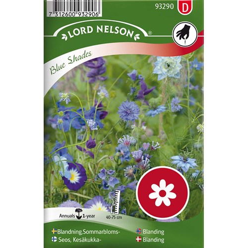 Mix, Sommarblommor, blå