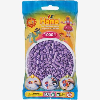 Pärlor Hama midi nr 45, 1000 st, lila pastel