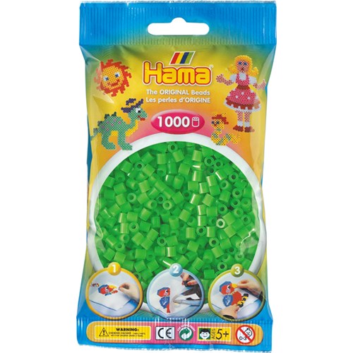 Pärlor Hama midi nr 42, 1000 st, grön