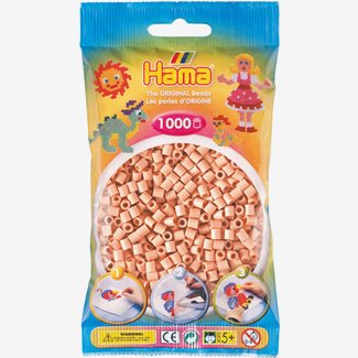 Pärlor Hama midi nr 26, 1000 st, rosa matt