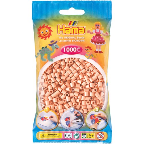 Pärlor Hama midi nr 26, 1000 st, rosa matt