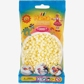 Pärlor Hama midi nr 02, 1000 st, creme