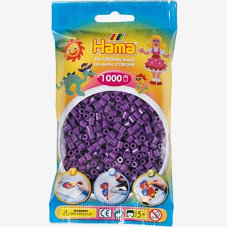Pärlor Hama midi nr 07, 1000 st, lila