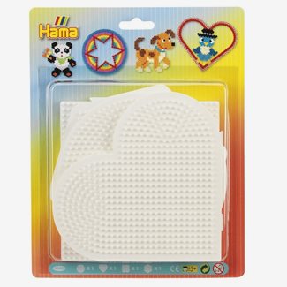 Pärlplatta midi stora 4-pack