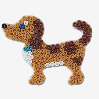 Pärlplatta midi liten hund