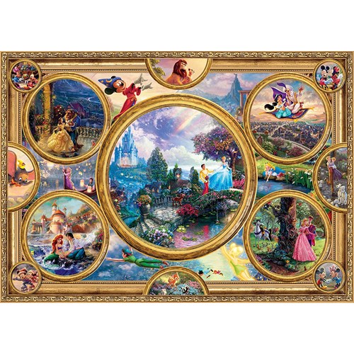 2000 bitar - Thomas Kinkade, Disney dreams collection