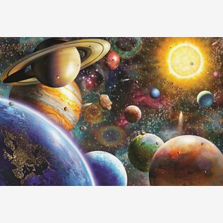1500 bitar - Planets in space