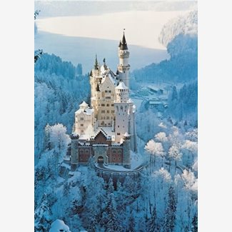 1500 bitar - Neuschwanstein på vintern