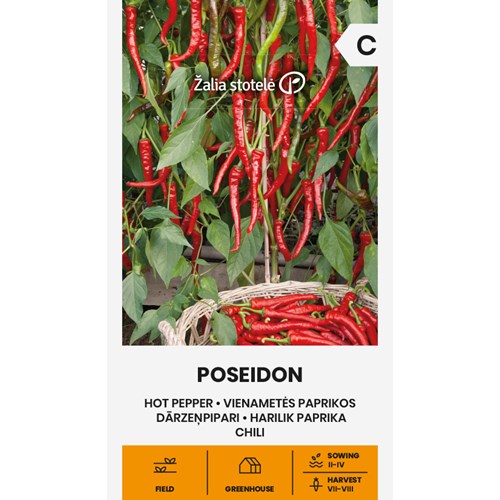 Chilipeppar, Poseidon