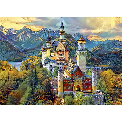 1000 bitar - Pedro Gavidia, Neuschwanstein castle