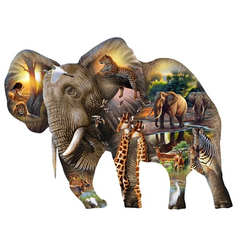 1000 bitar - Cynthie Fisher, Elephant habitat