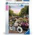 1000 bitar - Bicycle and flower in Amsterdam