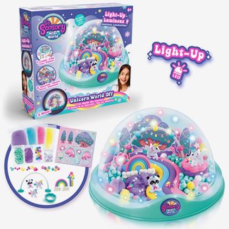 So Sensory Light-up Unicorn world dome