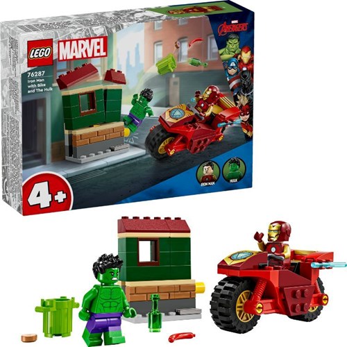Lego Super-Heroes, Iron man med motorcykel och Hulk