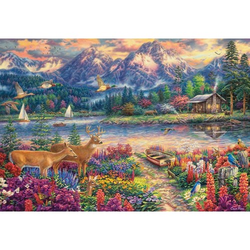 1500 bitar - Spring mountain majesty