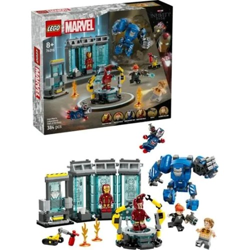 Lego Super-Heroes, Iron Mans labb: Rustningarnas sal