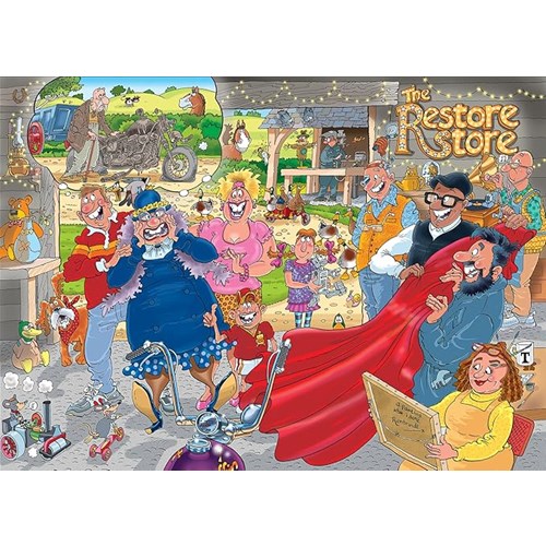 1000 bitar - Wasgij Original 41, The restore store