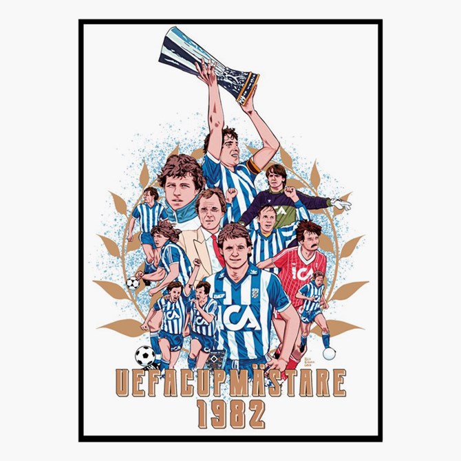 Poster Uefacupmästare 82