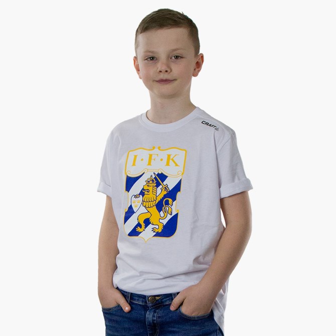 Craft T-Shirt Klubbmärke Vit Jr
